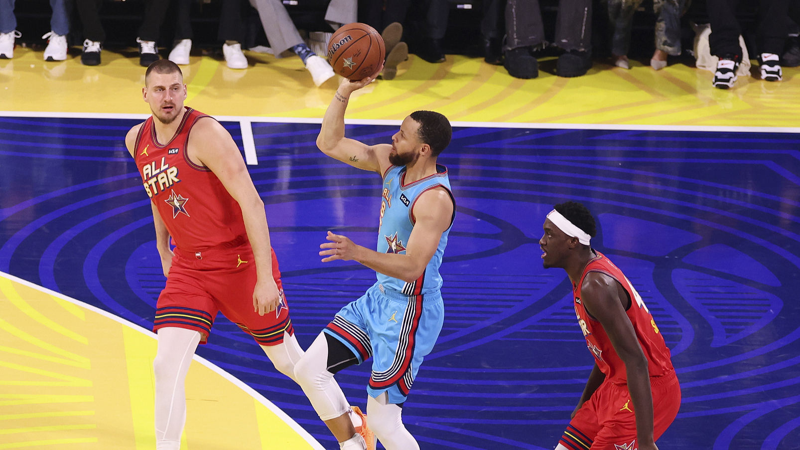 NBA球员在比赛中交出高效率的表现